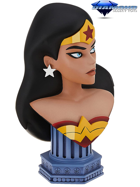 Diamond Select Toys Legends in 3D DC Justice League Unlimited Wonder Woman Half Scale Bust